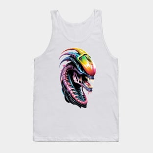 Colorful Alien 02 Tank Top